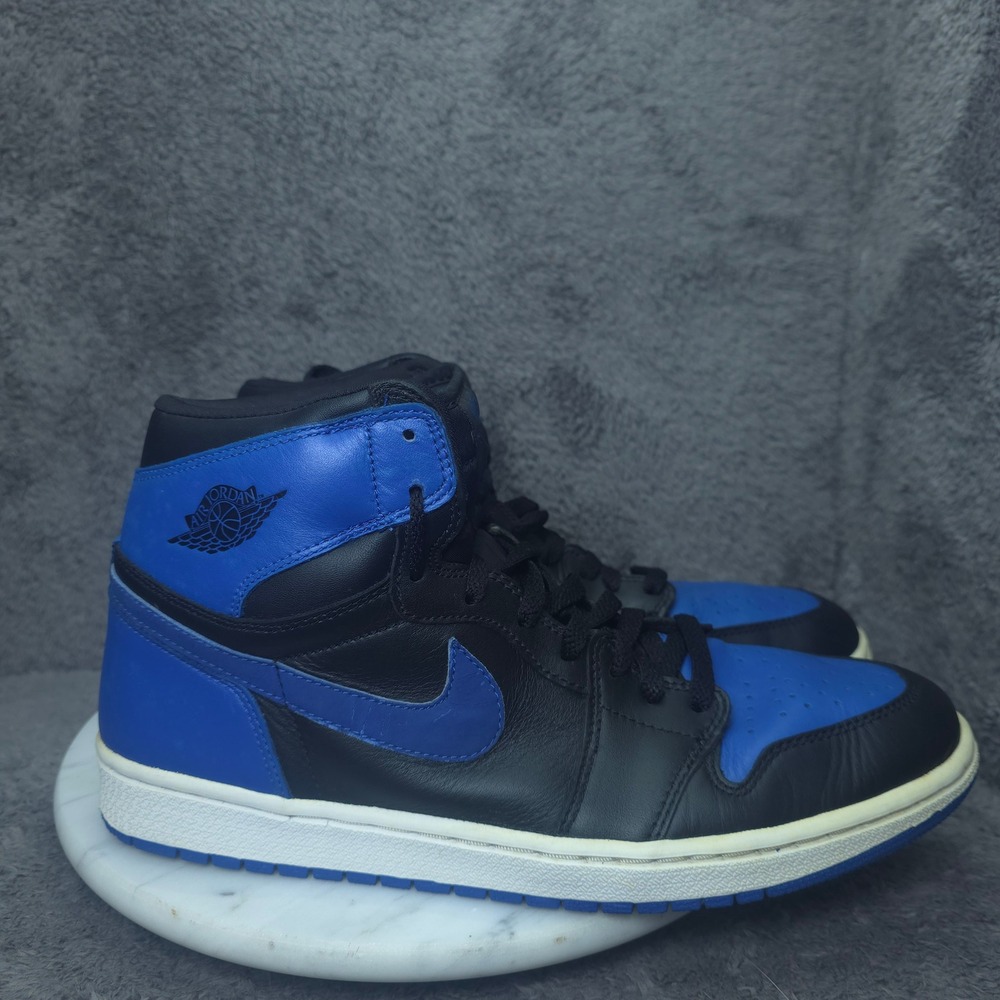 Vintage Jordan Air Jordan 1 Retro Mens 11 Black Royal Blue 2001 136066-041